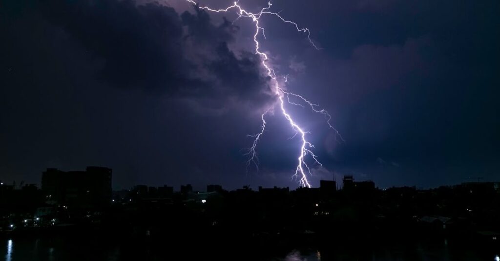 Dove trovare rifugio all'aperto durante un temporale?