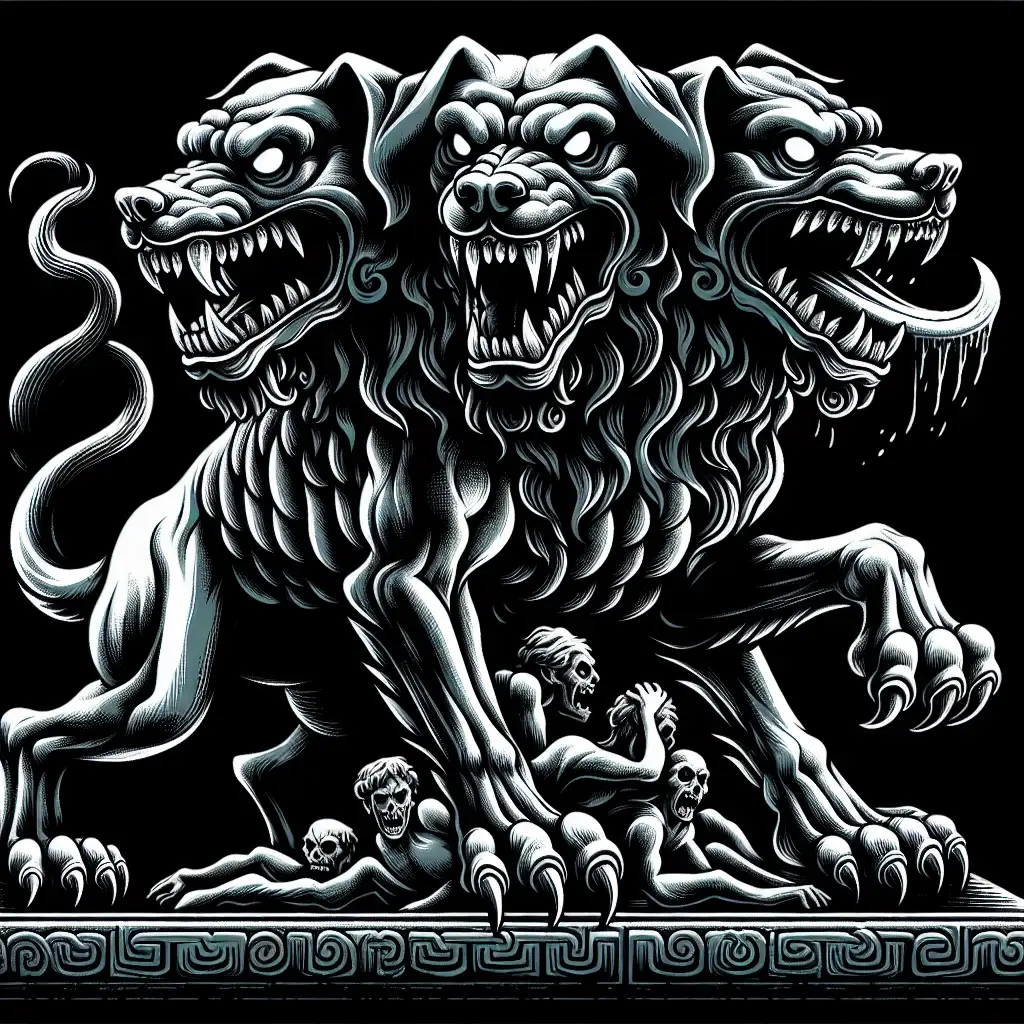 Quale ruolo aveva Cerbero nell'oltretomba greco?