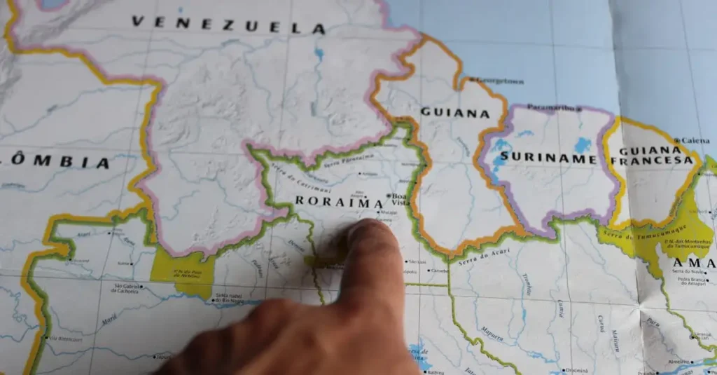 Qual è la città del Venezuela con la montagna Roraima?