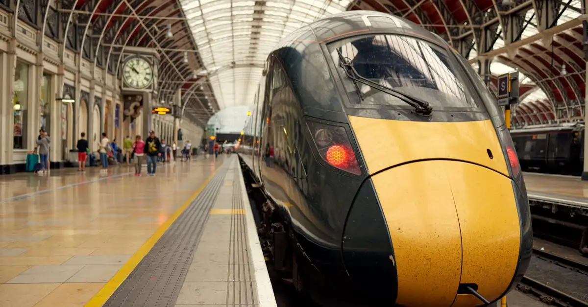 Quando fu introdotto il primo treno passeggeri in Inghilterra?