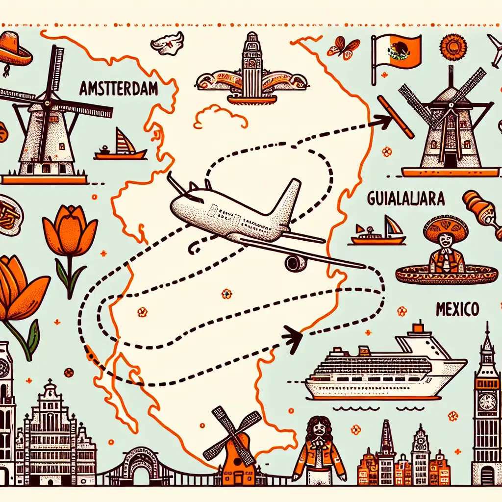 Quanto dura il volo da Amsterdam a Guadalajara?