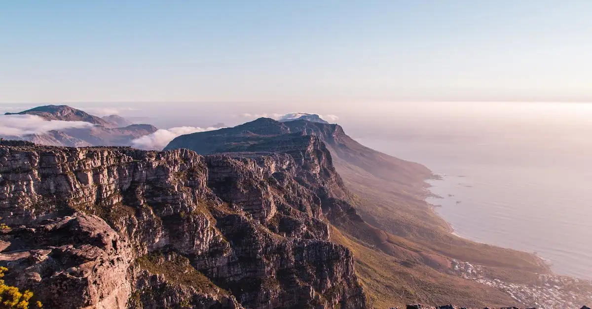 Qual è la città sudafricana con la vista migliore da Table Mountain?