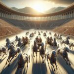 Come si svolgeva la corsa coi carri alle Olimpiadi antiche?