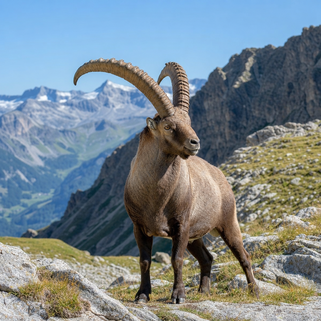 stambecco alpino caratteristiche habitat